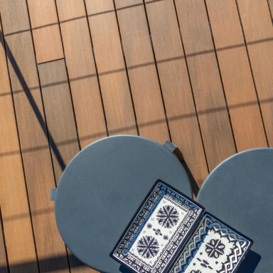 Terrasse COMPOSITE SILVADEC Atmosphère Nuances Ipé