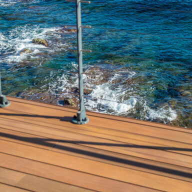 Terrasse COMPOSITE SILVADEC Atmosphère Nuances Ipé