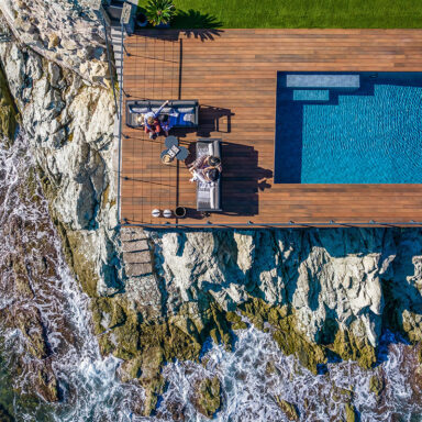 Terrasse COMPOSITE SILVADEC Atmosphère Nuances Ipé