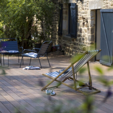 Terrasse COMPOSITE SILVADEC Atmosphère Nuances Ipé