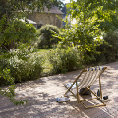 Terrasse COMPOSITE SILVADEC Atmosphère Nuances Ipé