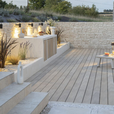 Terrasse COMPOSITE SILVADEC ATMOSPHERE NUANCES CHÊNE