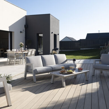 Terrasse COMPOSITE SILVADEC ATMOSPHERE NUANCES CHÊNE