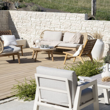 Terrasse COMPOSITE SILVADEC ATMOSPHERE NUANCES CHÊNE